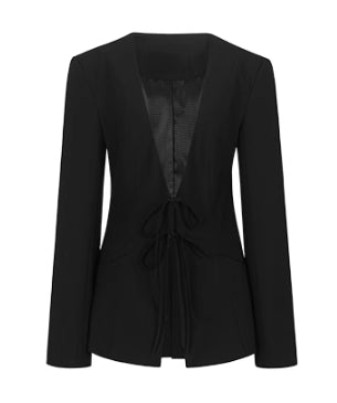 Collarless Jacket